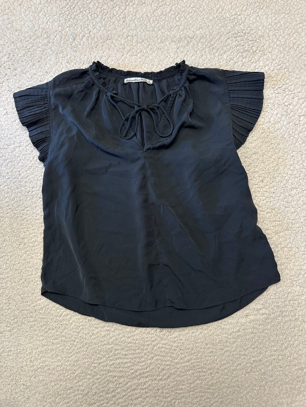 Abercrombie & Fitch Short Sleeve Blouse Small